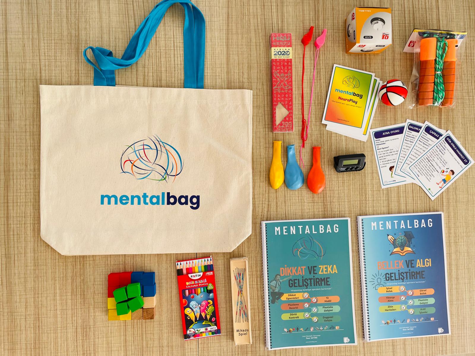 mentalbagurun1 Mentalbag Dikkat ve Hafıza Geliştirme Seti - Görsel 1